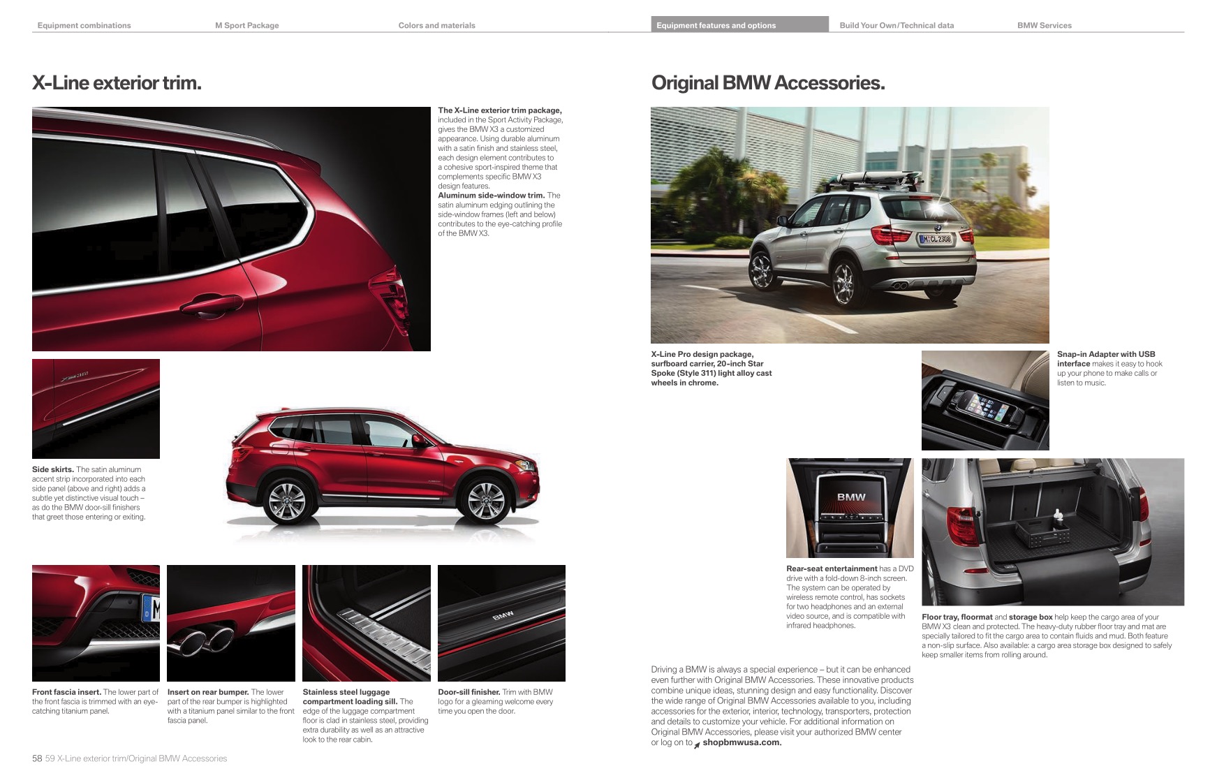 2013 BMW X3 Brochure Page 2